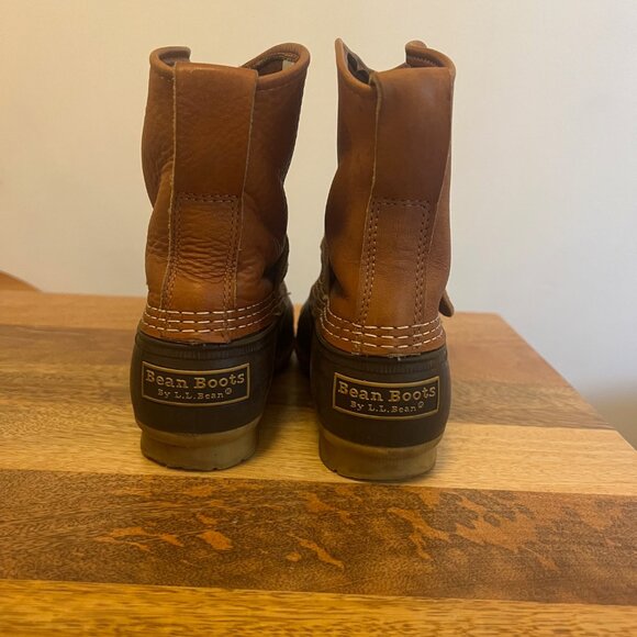 L.L.Bean Bean Boot 7" Strap Buckle Lounger style - Picture 5 of 7